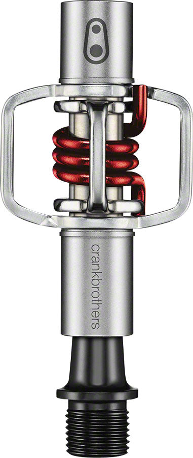 Crank Brothers Egg Beater 1 Pedals - Dual Sided Clipless Wire 9/16" Red