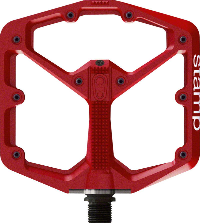 Crank Brothers Stamp 7 Pedals - Platform Aluminum 9/16" Red Large