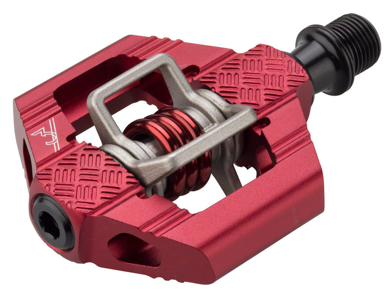 Crank Brothers Candy 3 Pedals - Dual Sided Clipless Aluminum 9/16" Dark Red