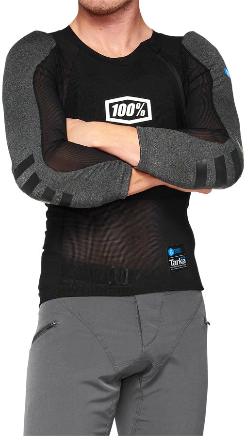 100% Tarka Long Sleeve Body Armor - Black 2X-Large