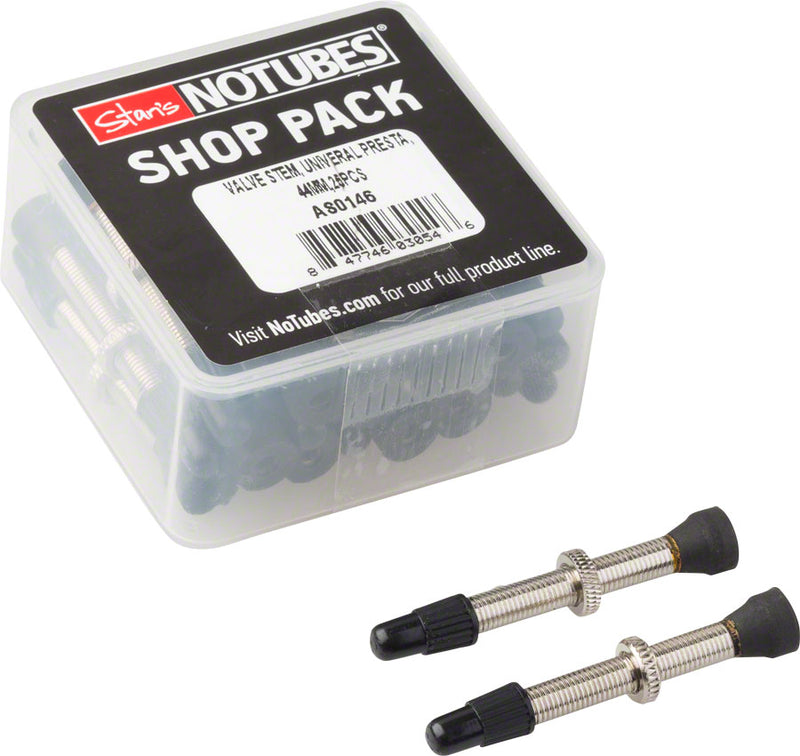 Stan's NoTubes Brass Valve Stems - 44mm 25-pack