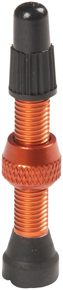 Stan's Alloy Valve Stems - 35mm Pair Orange
