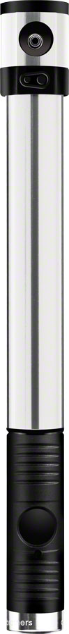 Crank Brothers Klic HV Gauge Frame Pump: Silver/Black