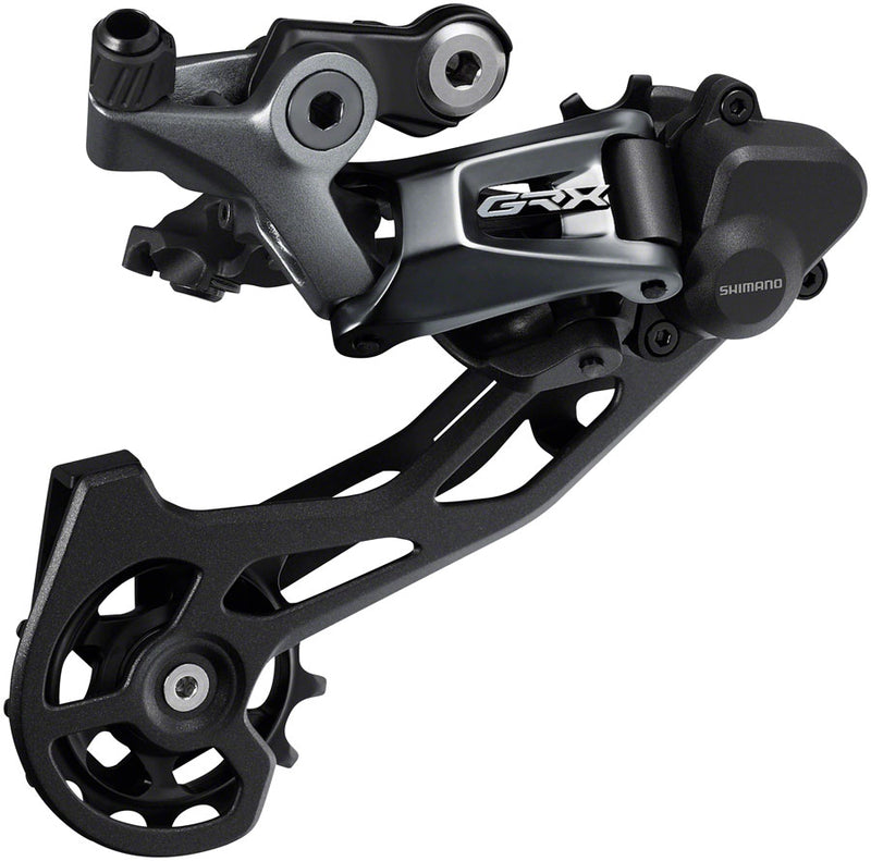 Shimano GRX RD-RX810 Rear Derailleur - 11-Speed Long Cage BLK With Clutch For 1x 2x 34t Low Sprocket Max