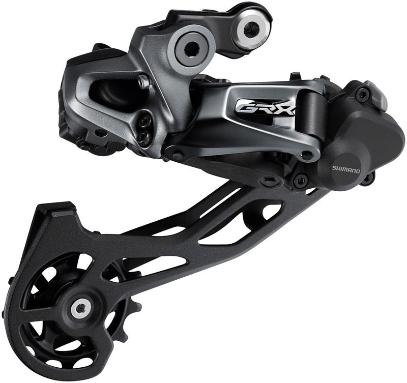 Shimano GRX RD-RX815 Rear Derailleur - 11-Speed Long Cage BLK With Clutch Di2 For 1x 2x