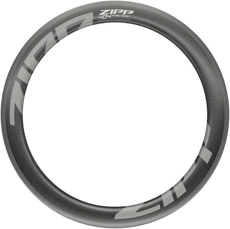 Zipp 404 Firecrest Carbon Rim - 700 Rim Brake Matte Carbon 24H Rear