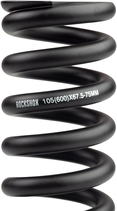 RockShox Metric Coil Spring - Length 174mm Travel 67.5-75mm 600lbs Black