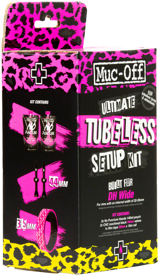 Muc-Off Ultimate Tubeless Kit - DH/Plus 35mm Tape 44mm Valves