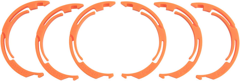 FOX Float X2 Volume Spacer Kit 3 Pairs: Clip-in Plastic 0.25"