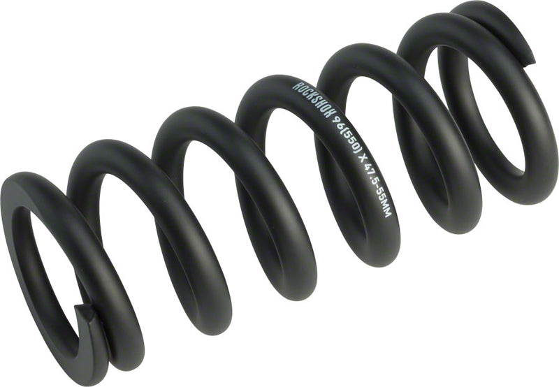 RockShox Metric Coil Spring - Length 134mm Travel 47.5-55mm 550 lbs Black