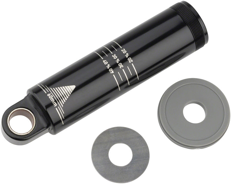 RockShox Rear Shock Damper Body - Standard Eyelet 60mm w/ Hydraulic Bottom Out 5mm Travel Spacer Super Deluxe C1+ 2023+