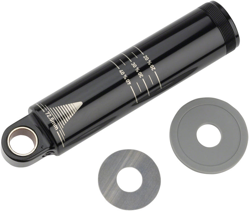 RockShox Rear Shock Damper Body - Standard Eyelet 72.5mm w/ Hydraulic Bottom Out 2.5mm Travel Spacer Super Deluxe C1+ 2023+