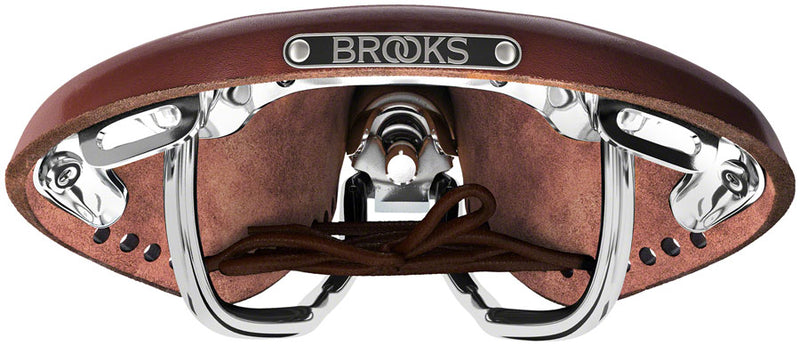 Brooks B17 Carved Saddle - Steel Antique Brown