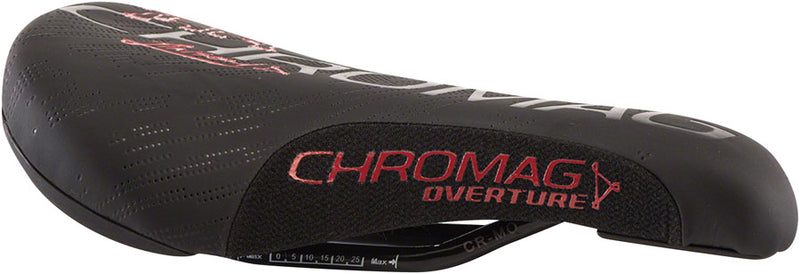 Chromag Overture Saddle - Chromoly Black/Red