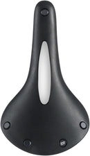 Brooks C17 Carved All Weather Saddle - Steel Black Men's