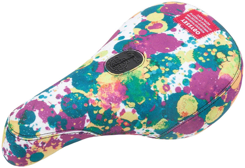 Odyssey Splatter Fat Cap BMX Seat - Pivotal Multi-Color