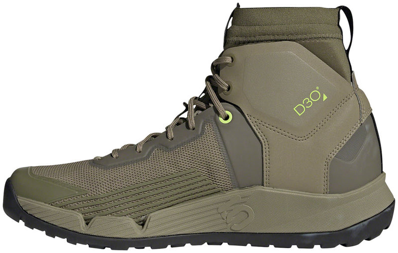 Five Ten Trailcross Mid Pro Flat Shoes - Mens Orbit Green/Core BLK/Pulse Lime 6
