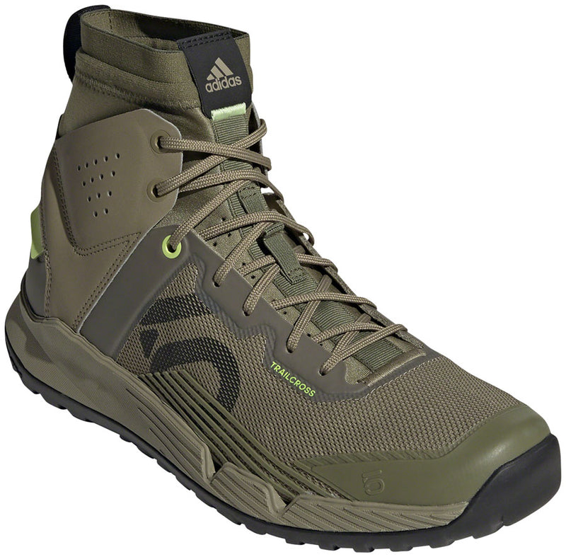Five Ten Trailcross Mid Pro Flat Shoes - Men's Orbit Green/Core BLK/Pulse Lime 11