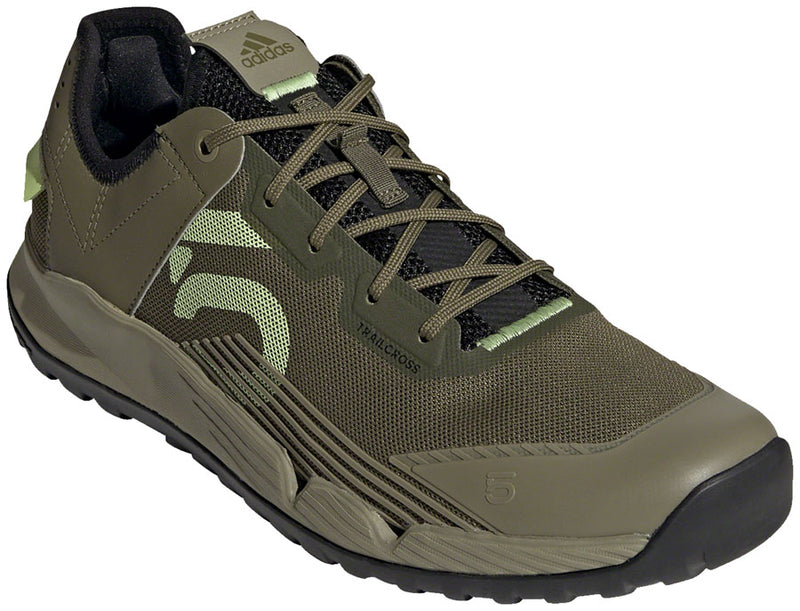 Five Ten Trailcross LT Flat Shoes - Men's Focus Olive/Pulse Lime/Orbit Green 7.5