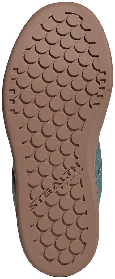 Five Ten Freerider Canvas Flat Shoes - Womens Hazy Emerald/Core BLK/Acid Mint 10