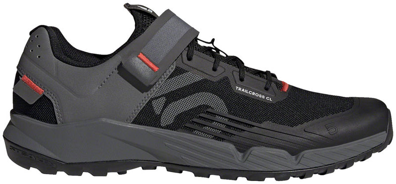Five Ten Trailcross Mountain Clipless Shoes - Mens Core BLK/Gray Three/Red 12