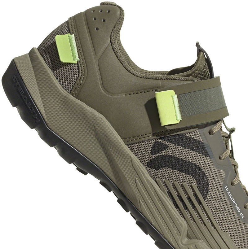 Five Ten Trailcross Mountain Clipless Shoes - Mens Orbit Green/Carbon/Pulse Lime 12.5