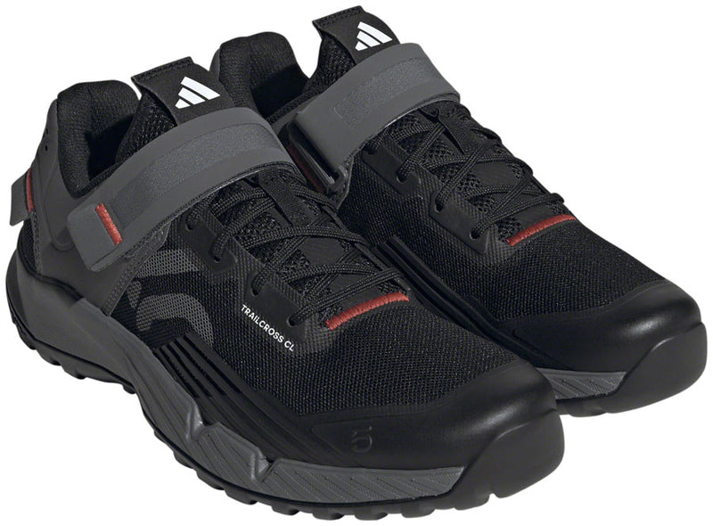Five Ten Trailcross Clipless Shoes - Women's Core Black/Gray Three/Red 10