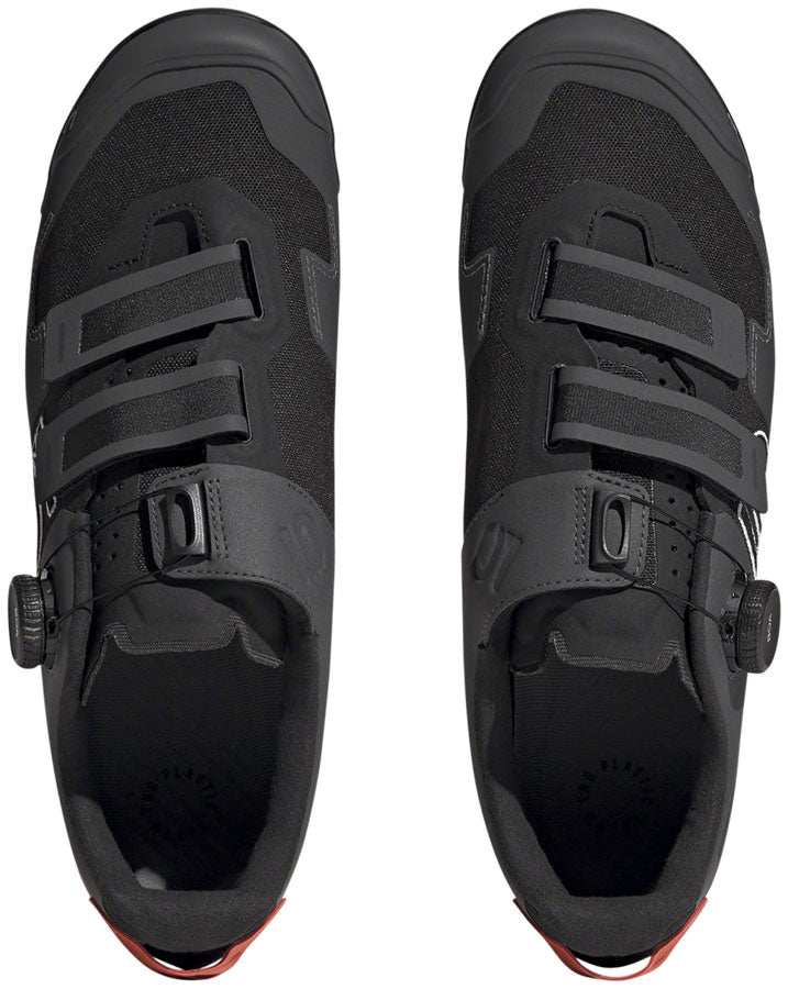 Five Ten Kestrel BOA Mountain Clipless Shoes - Mens Core BLK/Ftwr White/Impact Orange 9