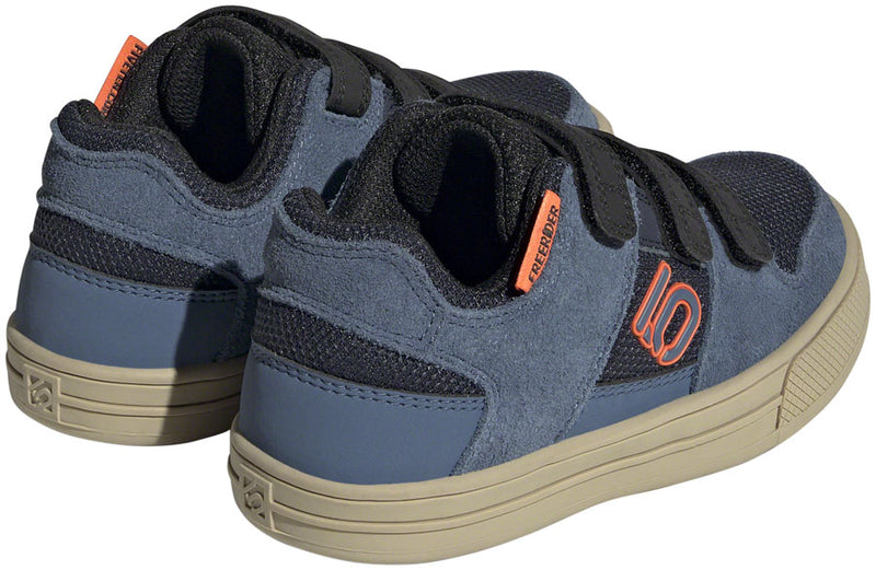 Five Ten Freerider VCS Flat Shoes - Kids Legend Ink/Wonder Steel/Impact Orange 1.5