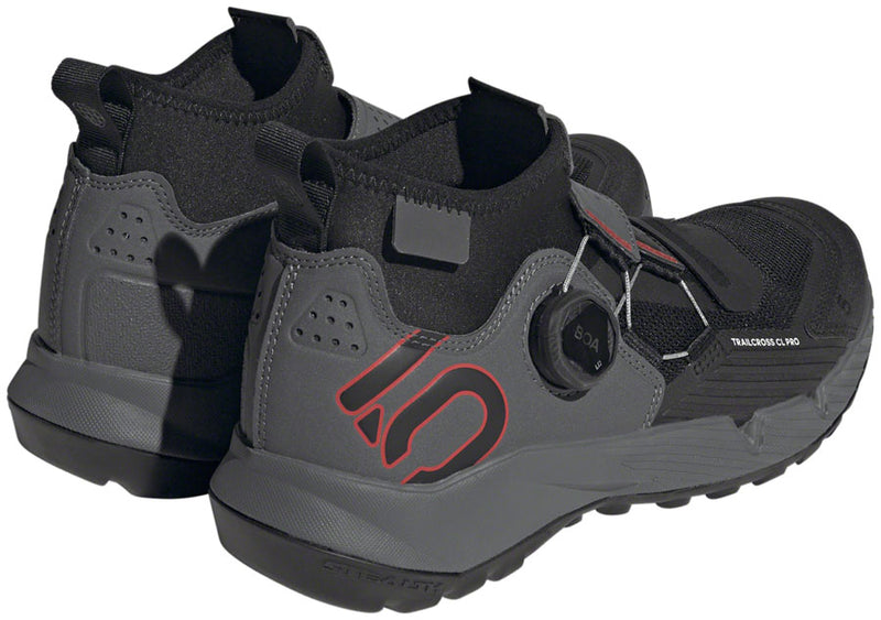 Five Ten Trailcross Pro Mountain Clipless Shoes - Womens Gray Five/Core BLK/Red 8.5