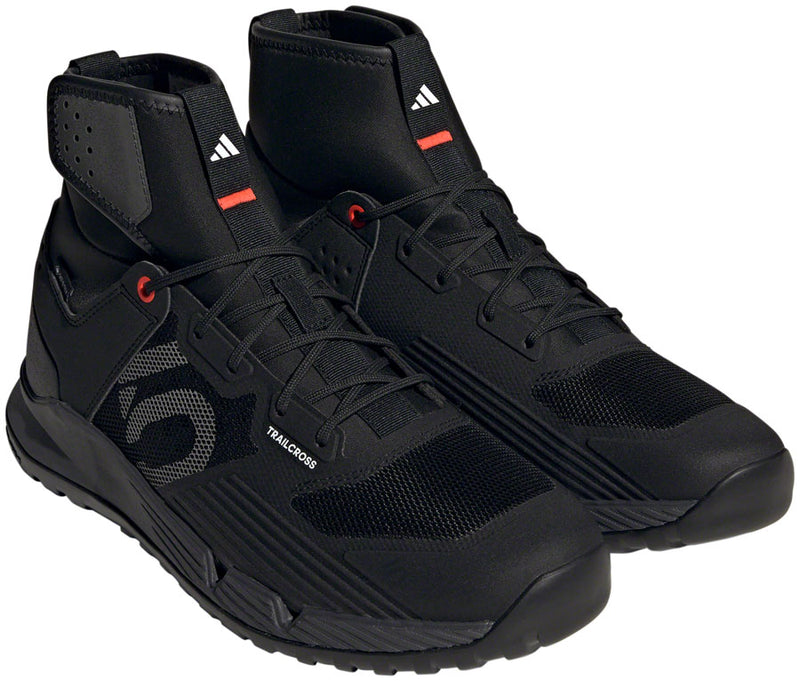 Five Ten Trailcross GTX Flat Shoes - Mens Core Black/Gray Three/Solar Red 8