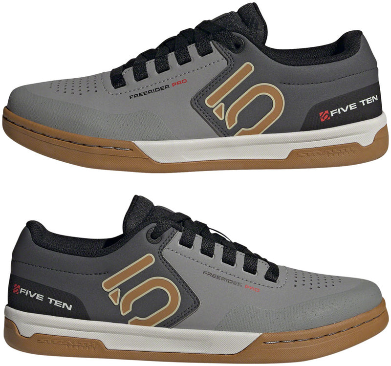 Five Ten Freerider Pro Flat Shoes - Mens Gray Three/Bronze Strata/Core BLK 11.5