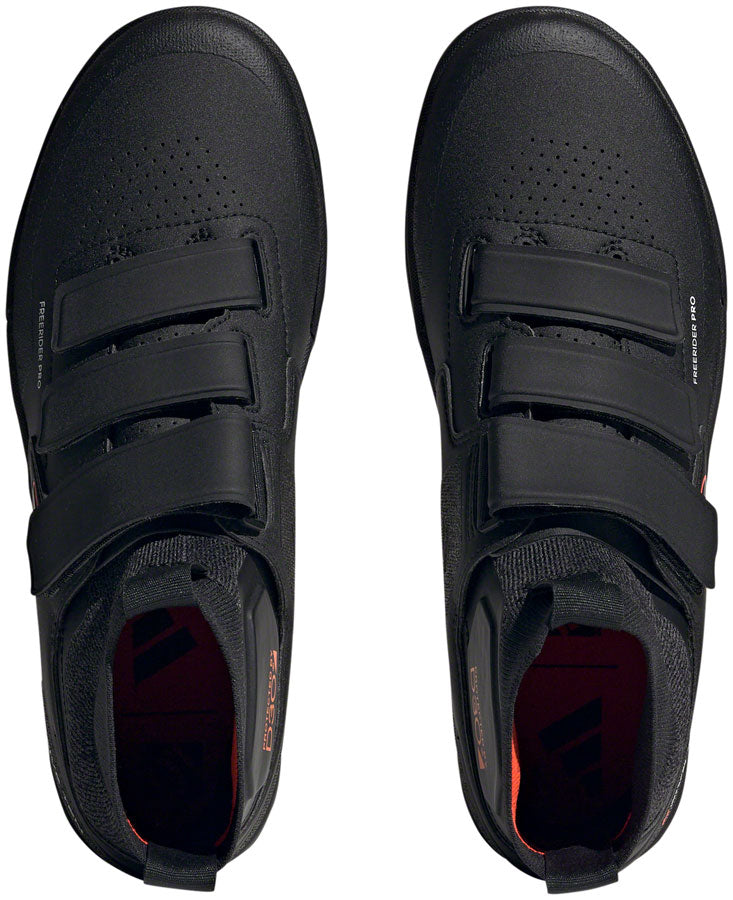 Five Ten Freerider Pro Mid VCS Flat Shoes - Mens Core BLK/Solar Red/Gray Three 8.5