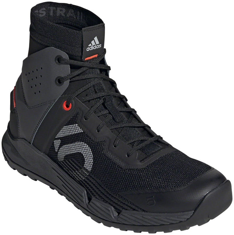 Five Ten Trailcross Mid Pro Flat Shoes - Men's Core BLK / Gray Two / Solar Red 9.5