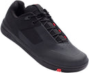 Crank Brothers Stamp Lace Mens Flat Shoe - Black/Red/Black Size 11.5