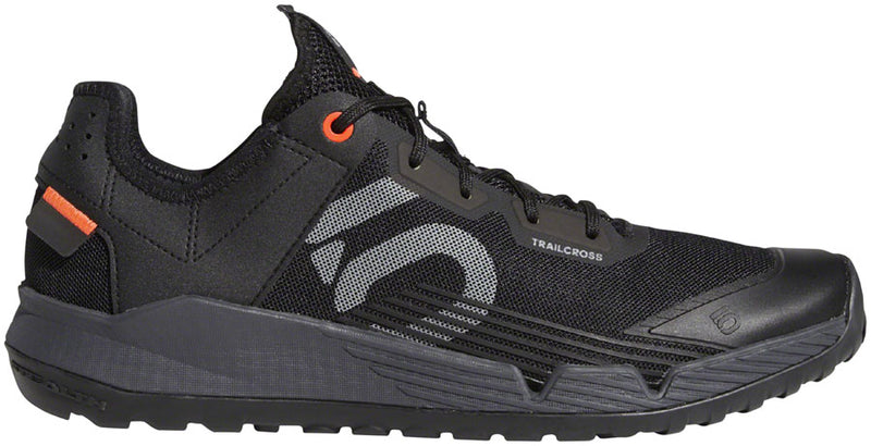 Five Ten Trailcross LT Flat Shoes - Mens Core BLK / Gray Two / Solar Red 6.5