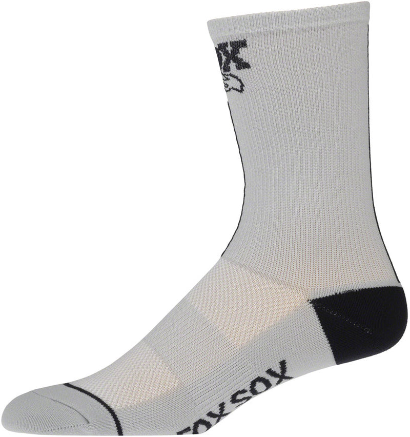 FOX Transfer Coolmax Socks - Gray 7" Large/X-Large