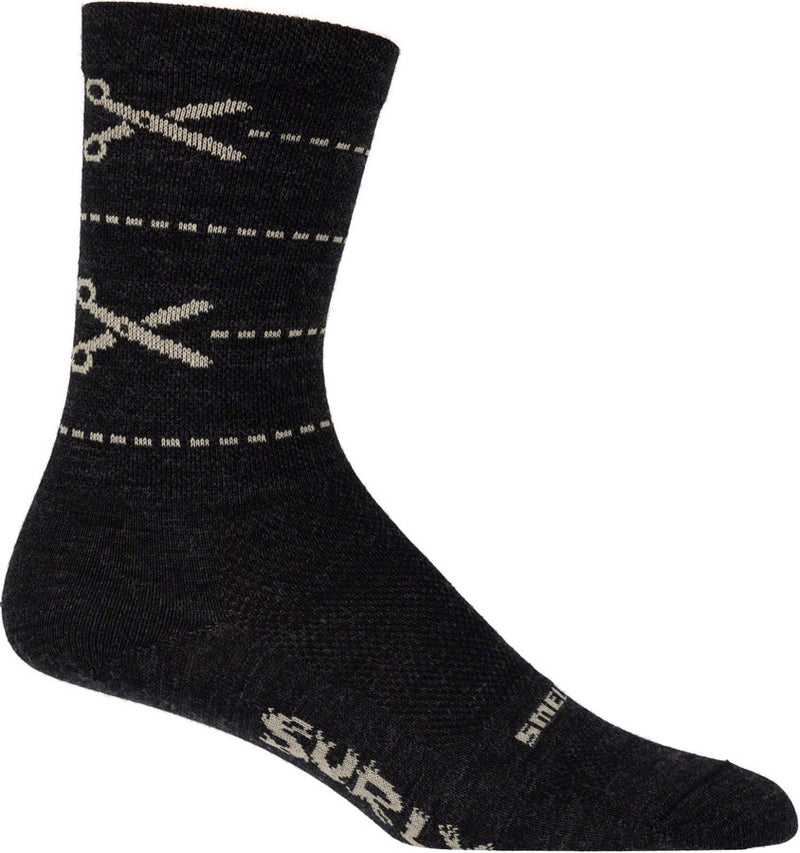 Surly Measure Twice Socks - Charcoal Small