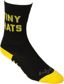 All-City Tiny Hat Society Socks - 6" Black/Yellow Small/Medium