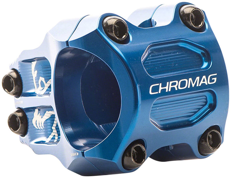Chromag Riza Stem - 32mm 31.8mm Clamp +/-0 Blue