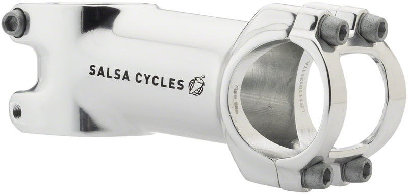 Salsa Guide Stem - 70mm 31.8 clamp +/-6 1 1/8" Aluminum Silver