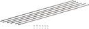 DT Swiss ER1600 DiCut 21 DB Spoke Kit: Front & Rear Black