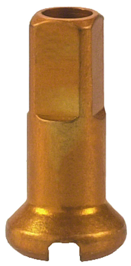 DT Swiss Standard Spoke Nipples - Aluminum 2.0 x 12mm Gold Box of 100
