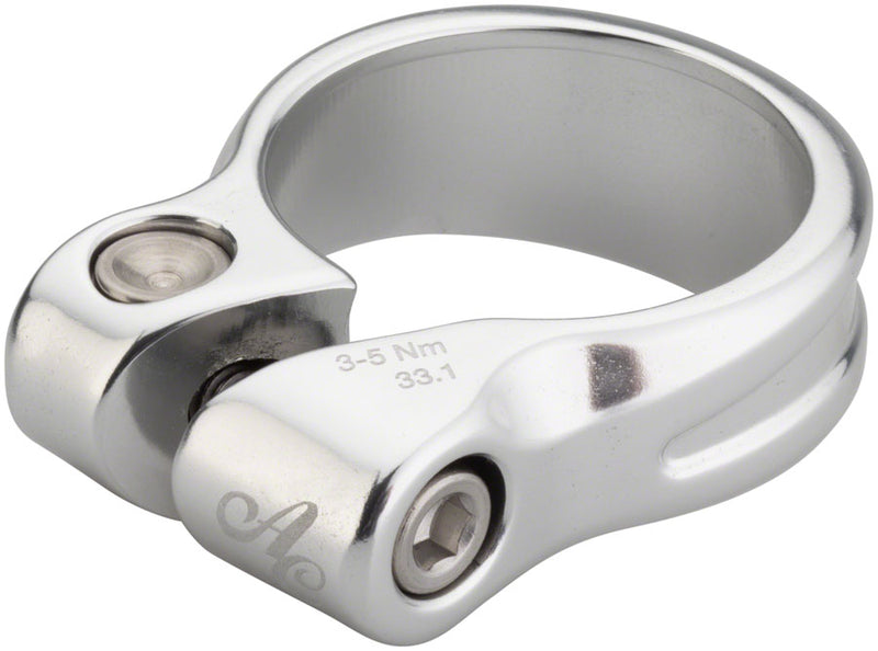 All-City Shot Collar Seatpost Clamp - 30.0mm Silver