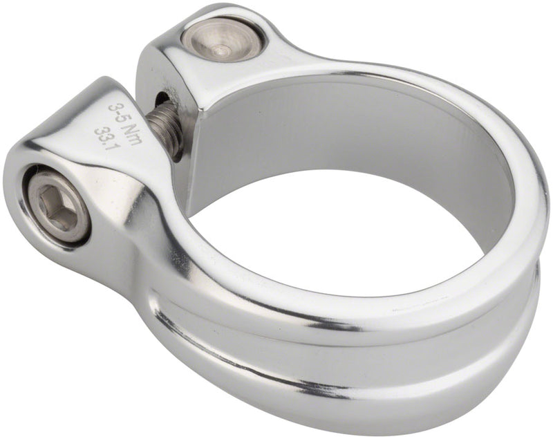 All-City Shot Collar Seatpost Clamp - 30.0mm Silver