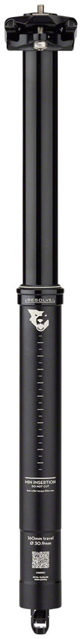 Wolf Tooth Resolve Dropper Seatpost - 30.9 160mm Travel Black