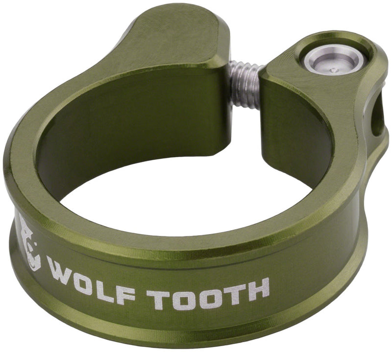 Wolf Tooth Seatpost Clamp - 34.9mm Olive