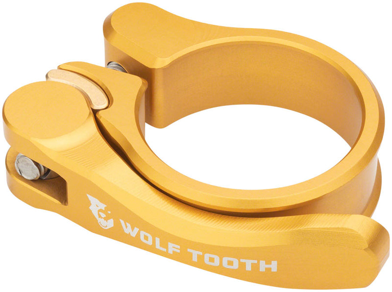 Wolf Tooth Components Quick Release Seatpost Clamp - 31.8mm Gold