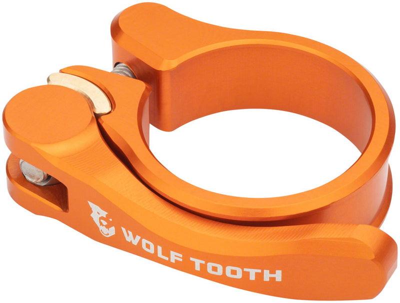 Wolf Tooth Components Quick Release Seatpost Clamp - 31.8mm Orange