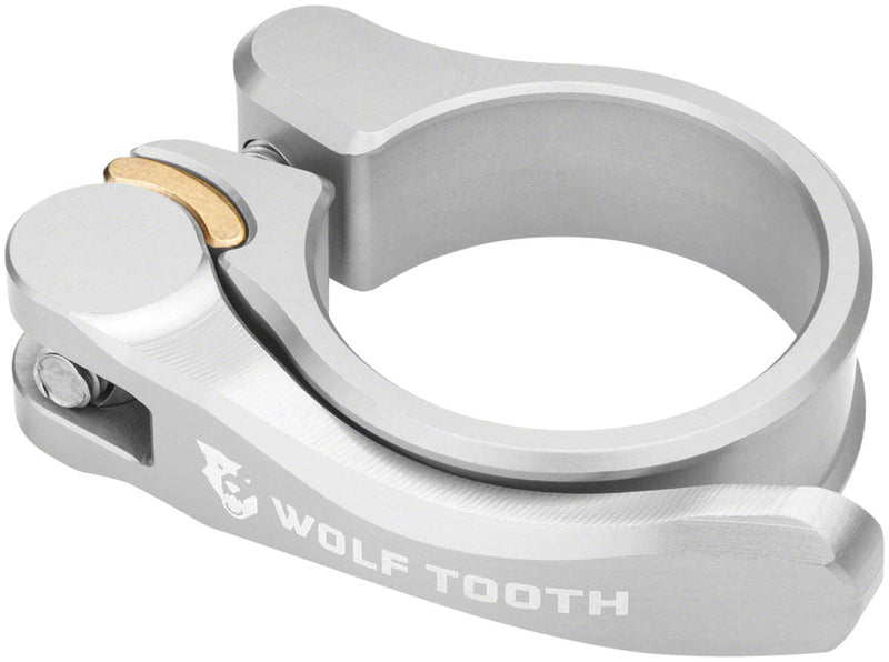 Wolf Tooth Components Quick Release Seatpost Clamp - 31.8mm Silver